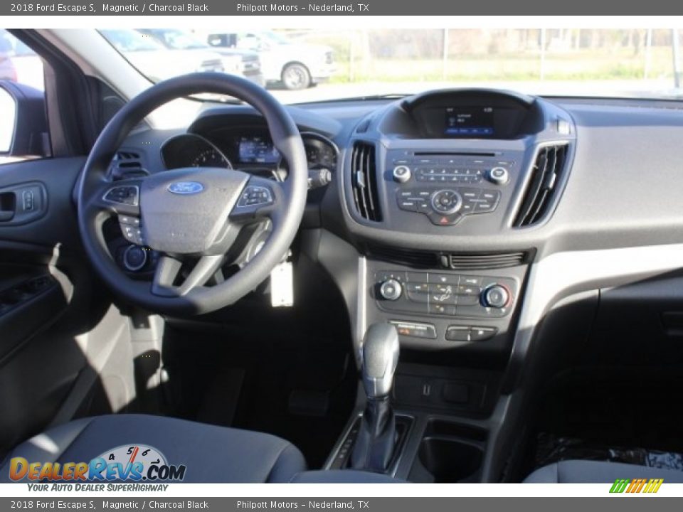 2018 Ford Escape S Magnetic / Charcoal Black Photo #23