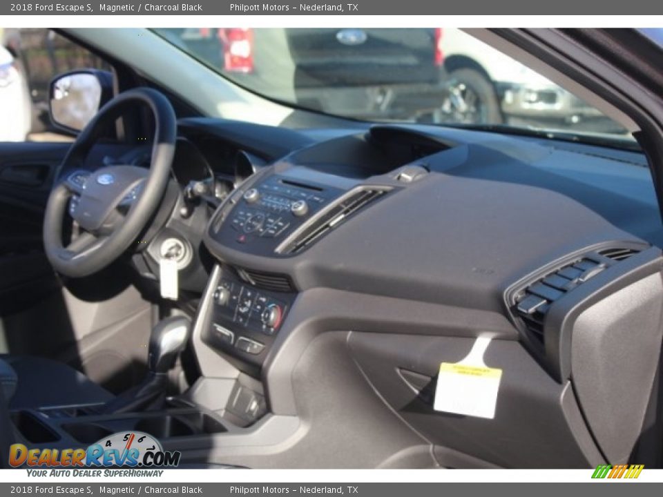 2018 Ford Escape S Magnetic / Charcoal Black Photo #29