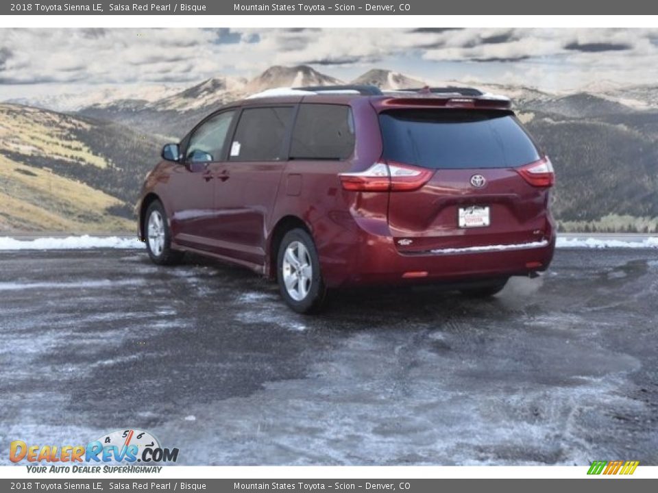 2018 Toyota Sienna LE Salsa Red Pearl / Bisque Photo #3