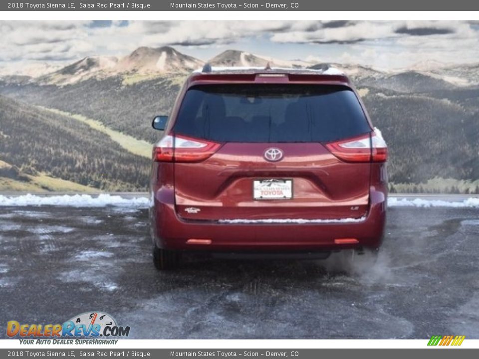 2018 Toyota Sienna LE Salsa Red Pearl / Bisque Photo #4