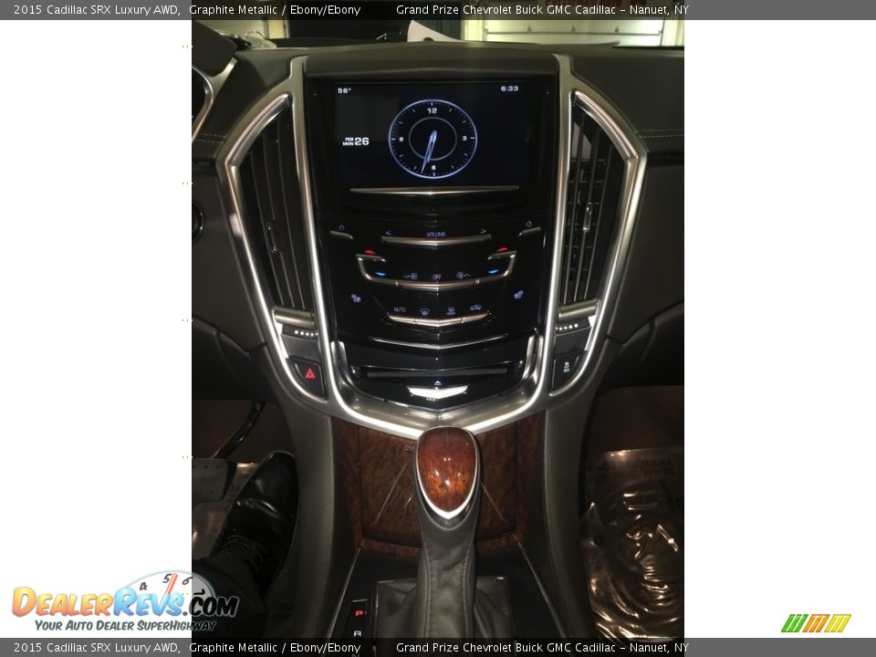 2015 Cadillac SRX Luxury AWD Graphite Metallic / Ebony/Ebony Photo #14