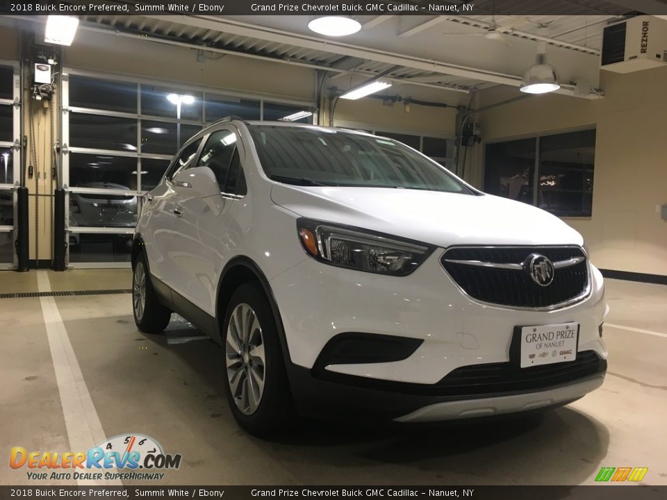 2018 Buick Encore Preferred Summit White / Ebony Photo #1