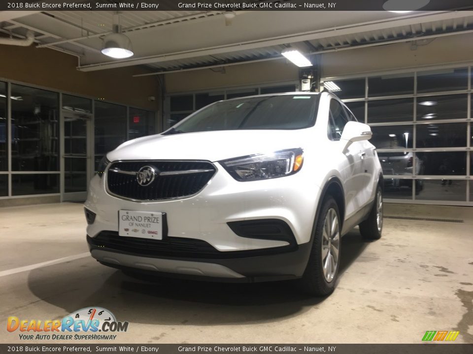 2018 Buick Encore Preferred Summit White / Ebony Photo #2