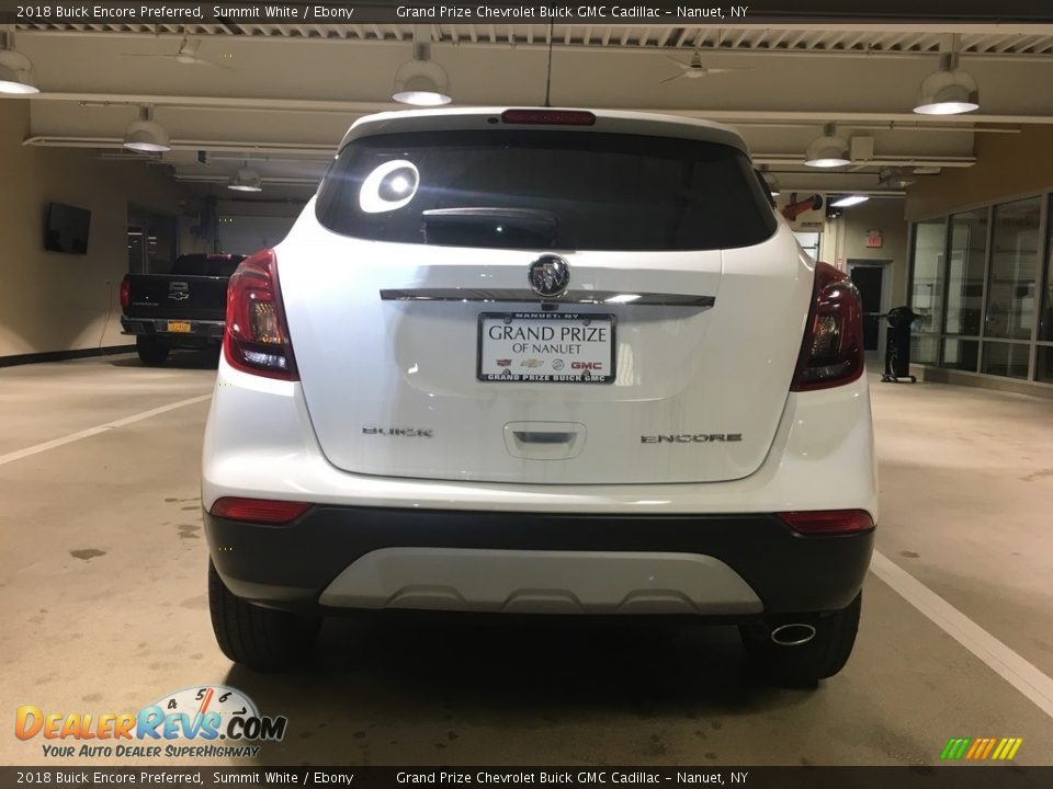 2018 Buick Encore Preferred Summit White / Ebony Photo #5