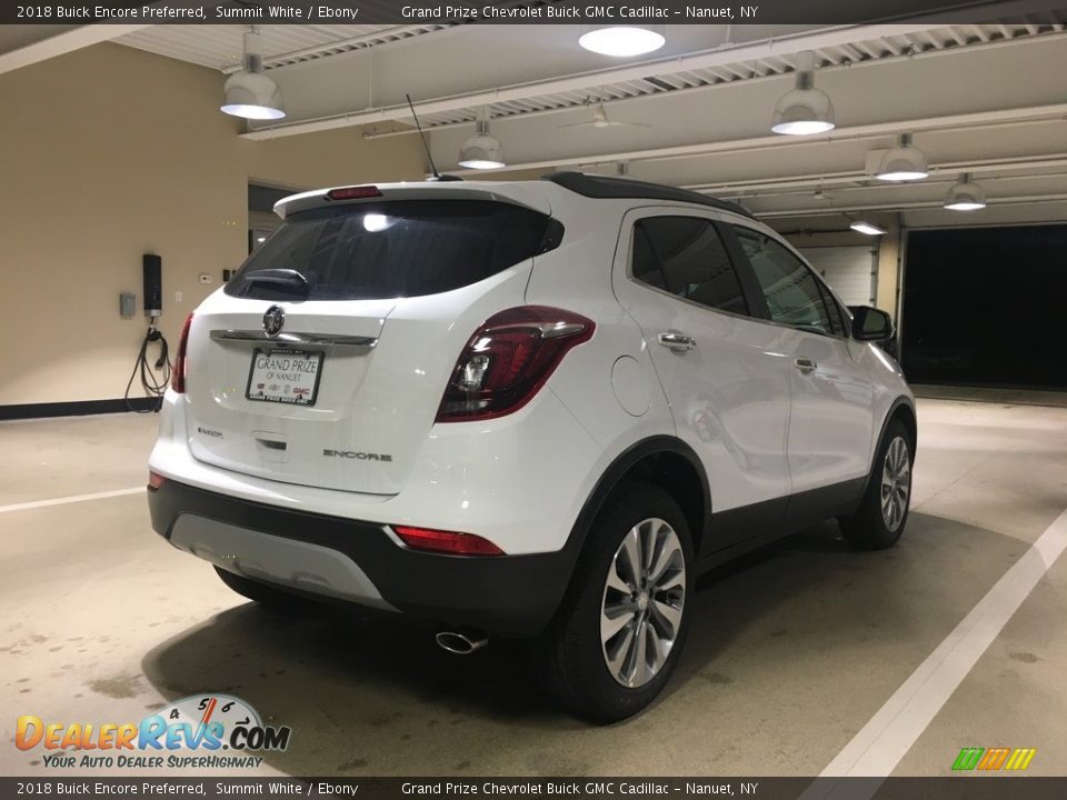 2018 Buick Encore Preferred Summit White / Ebony Photo #6