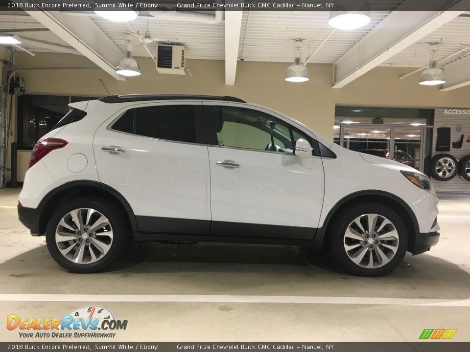 2018 Buick Encore Preferred Summit White / Ebony Photo #7