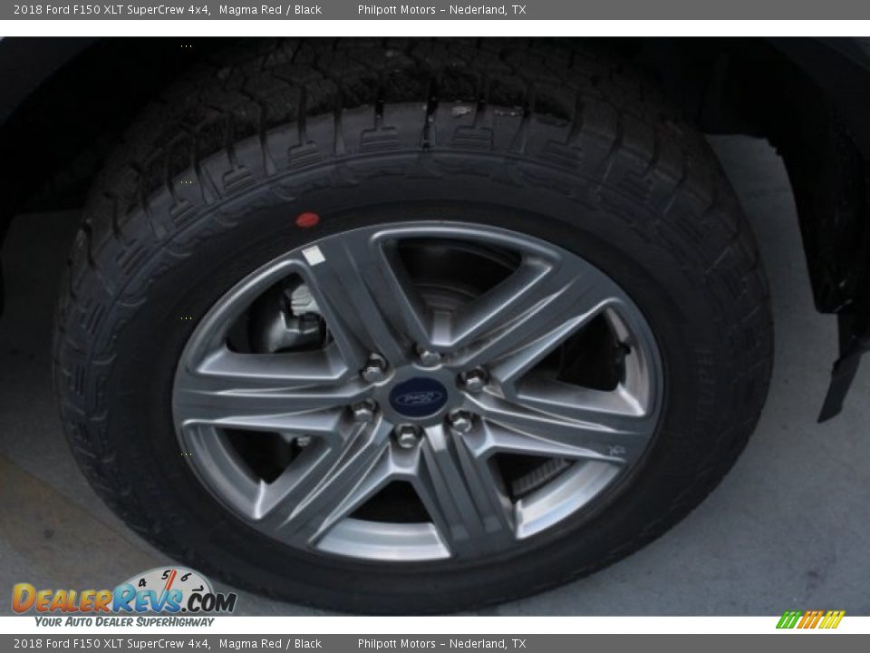 2018 Ford F150 XLT SuperCrew 4x4 Magma Red / Black Photo #10