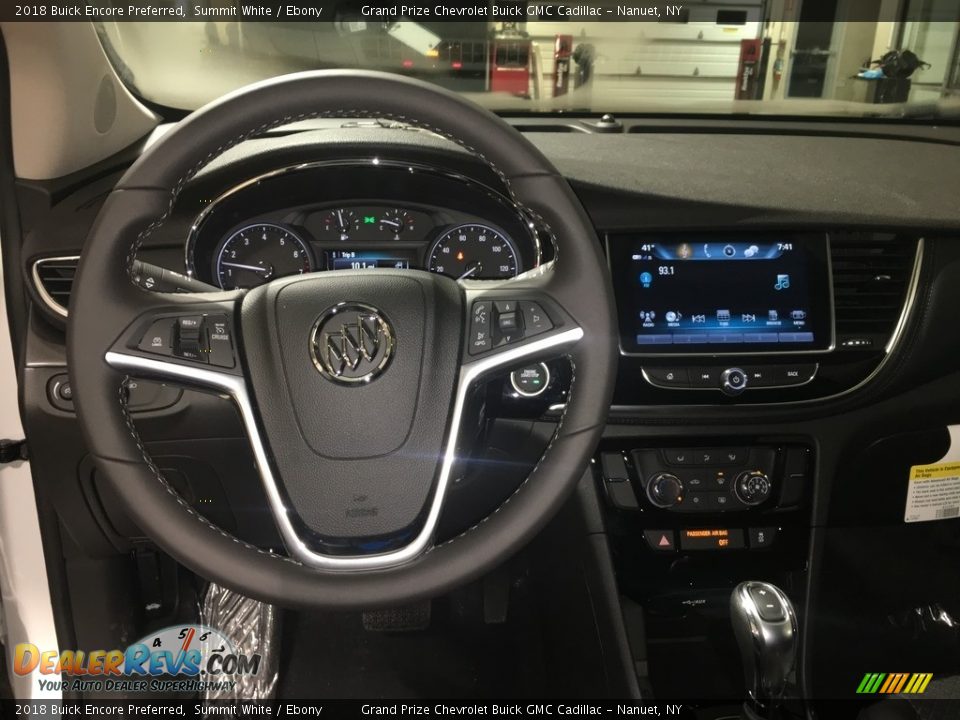 2018 Buick Encore Preferred Summit White / Ebony Photo #10