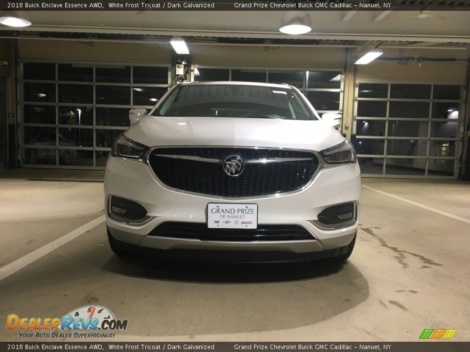 2018 Buick Enclave Essence AWD White Frost Tricoat / Dark Galvanized Photo #7