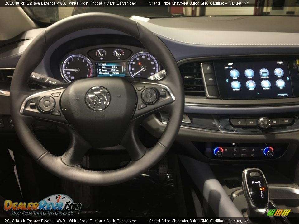2018 Buick Enclave Essence AWD White Frost Tricoat / Dark Galvanized Photo #12