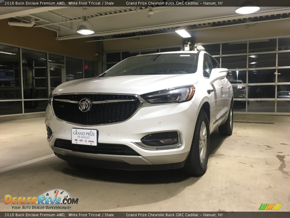 2018 Buick Enclave Premium AWD White Frost Tricoat / Shale Photo #2