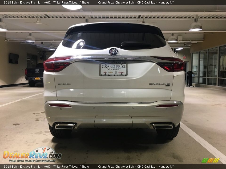 2018 Buick Enclave Premium AWD White Frost Tricoat / Shale Photo #5
