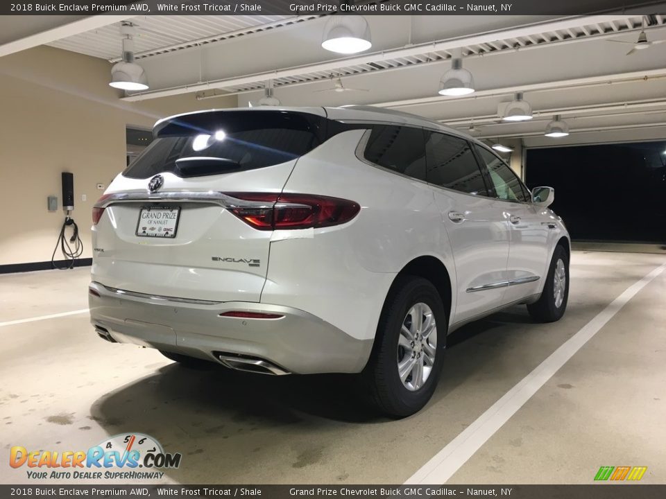 2018 Buick Enclave Premium AWD White Frost Tricoat / Shale Photo #6
