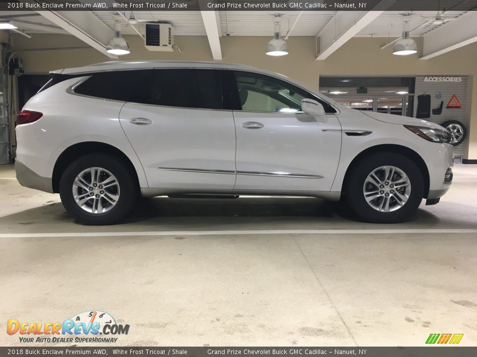 2018 Buick Enclave Premium AWD White Frost Tricoat / Shale Photo #7