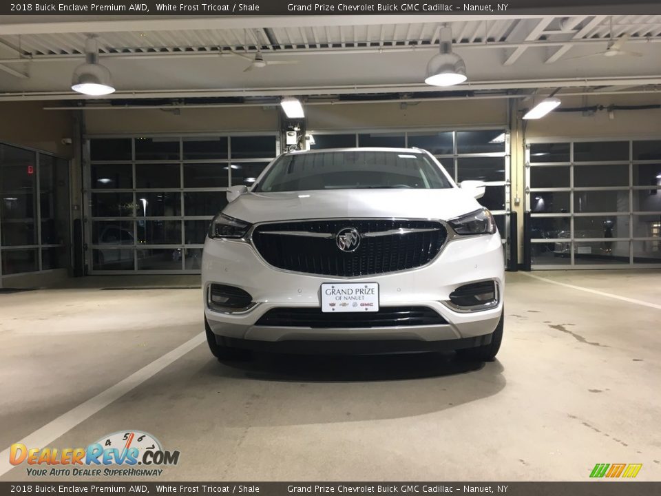 2018 Buick Enclave Premium AWD White Frost Tricoat / Shale Photo #8
