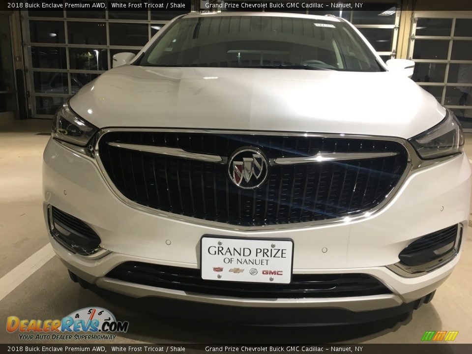 2018 Buick Enclave Premium AWD White Frost Tricoat / Shale Photo #9