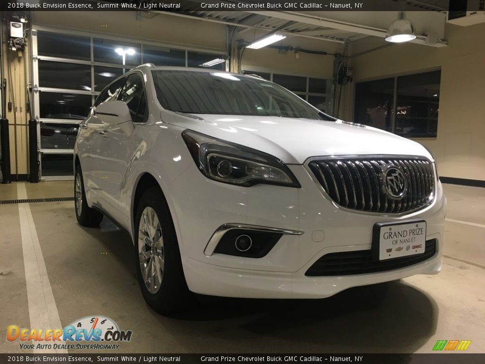 2018 Buick Envision Essence Summit White / Light Neutral Photo #1