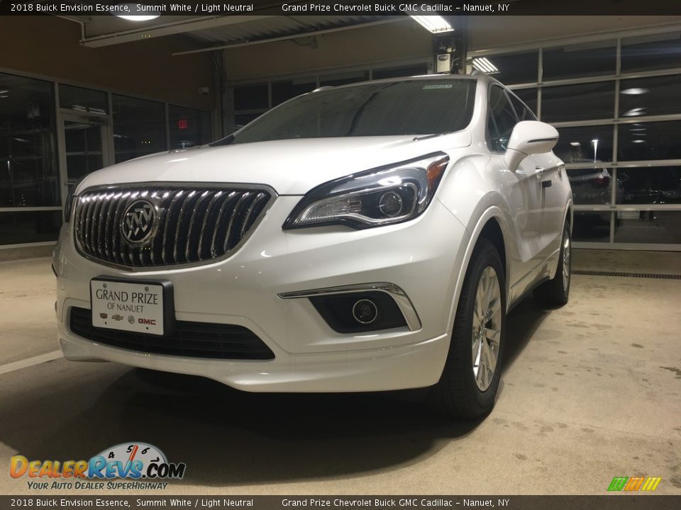 2018 Buick Envision Essence Summit White / Light Neutral Photo #2