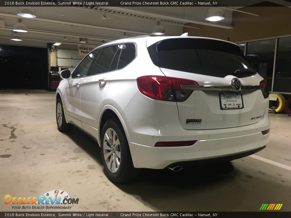 2018 Buick Envision Essence Summit White / Light Neutral Photo #4