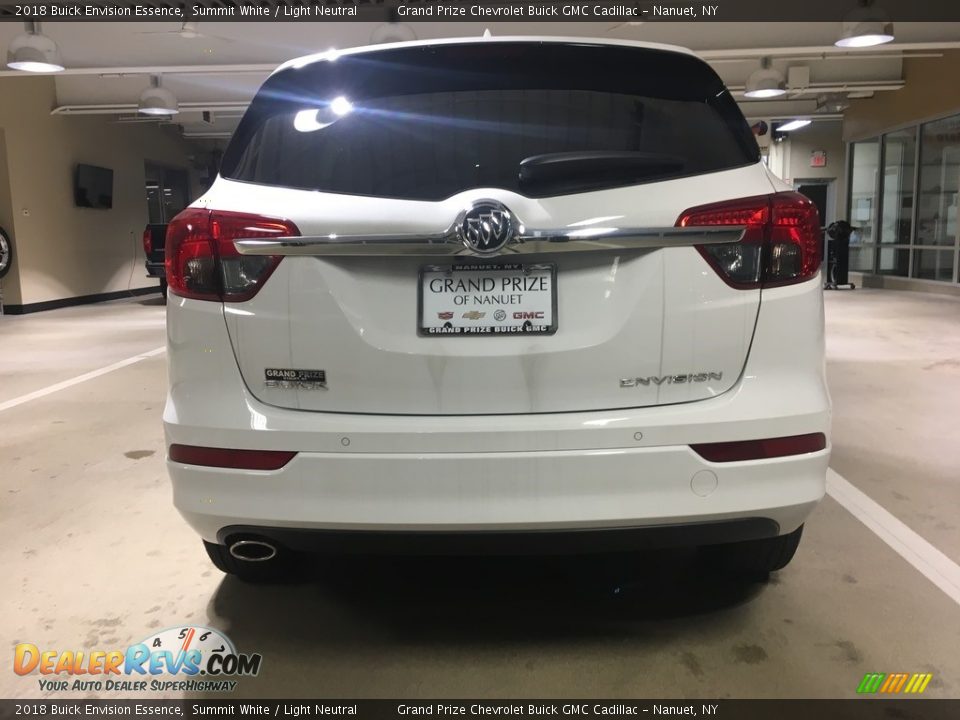 2018 Buick Envision Essence Summit White / Light Neutral Photo #5