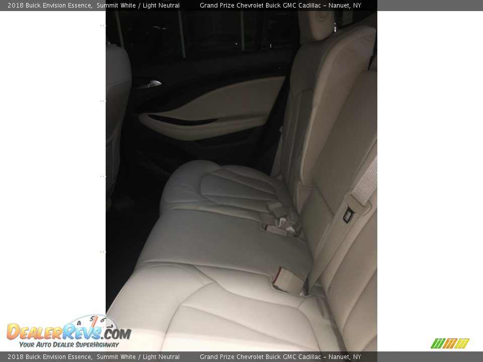 2018 Buick Envision Essence Summit White / Light Neutral Photo #10