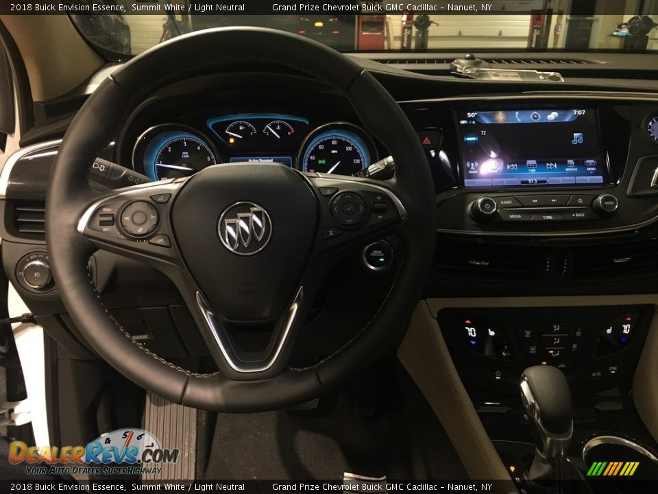 2018 Buick Envision Essence Summit White / Light Neutral Photo #12