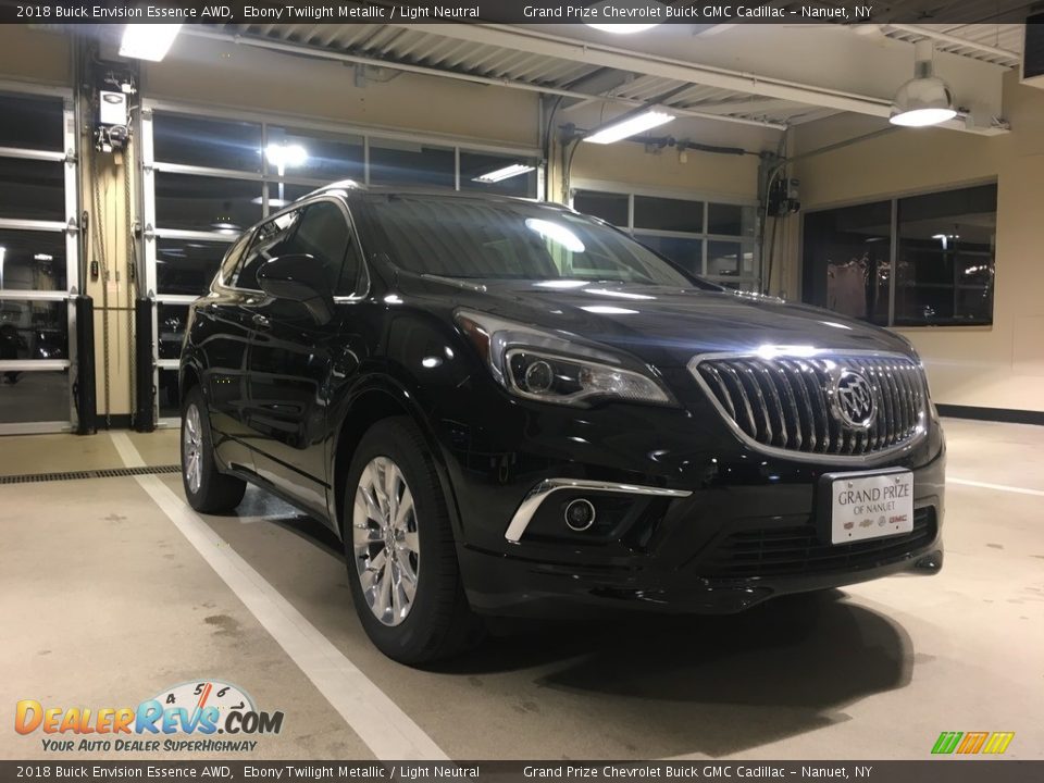 2018 Buick Envision Essence AWD Ebony Twilight Metallic / Light Neutral Photo #1