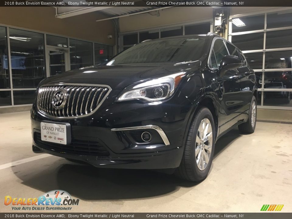 2018 Buick Envision Essence AWD Ebony Twilight Metallic / Light Neutral Photo #2