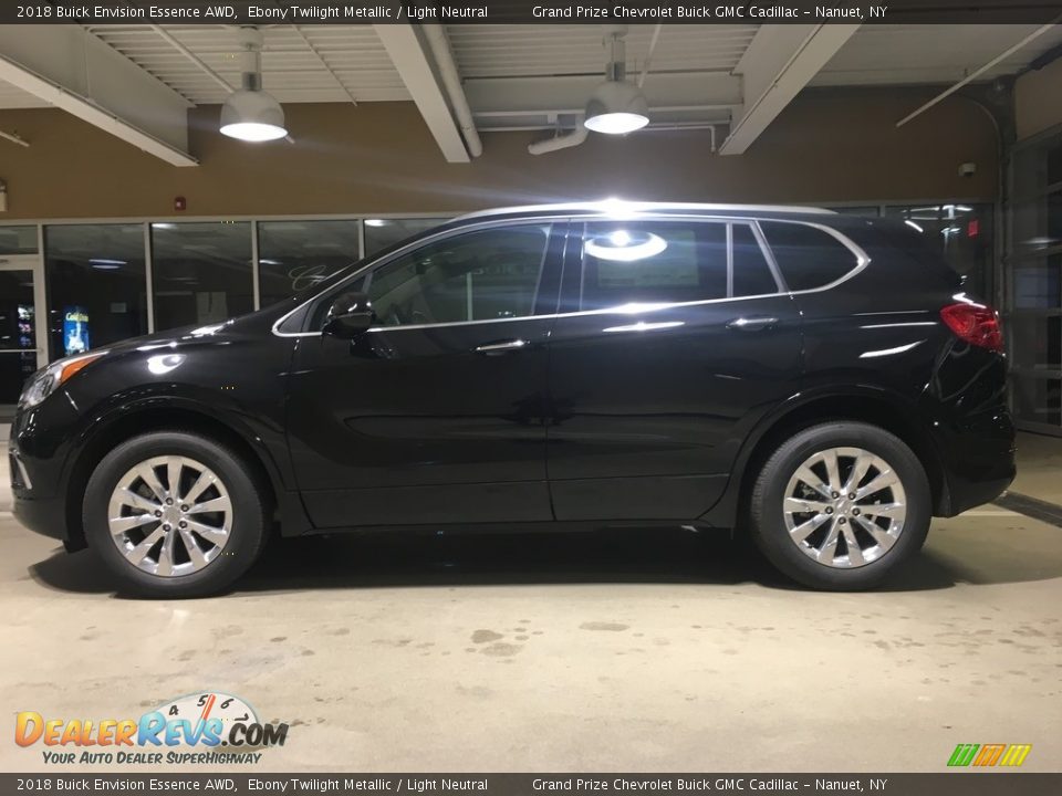 2018 Buick Envision Essence AWD Ebony Twilight Metallic / Light Neutral Photo #3