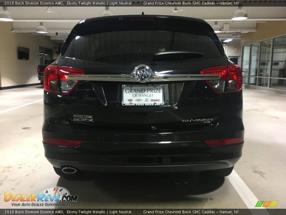 2018 Buick Envision Essence AWD Ebony Twilight Metallic / Light Neutral Photo #5