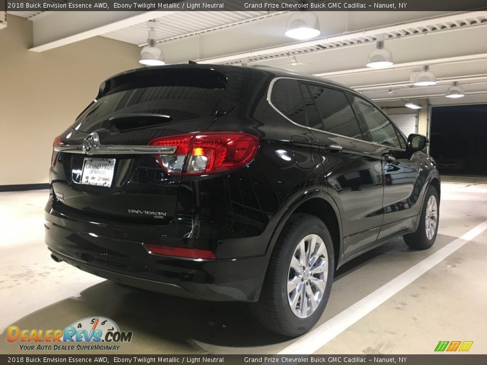 2018 Buick Envision Essence AWD Ebony Twilight Metallic / Light Neutral Photo #6
