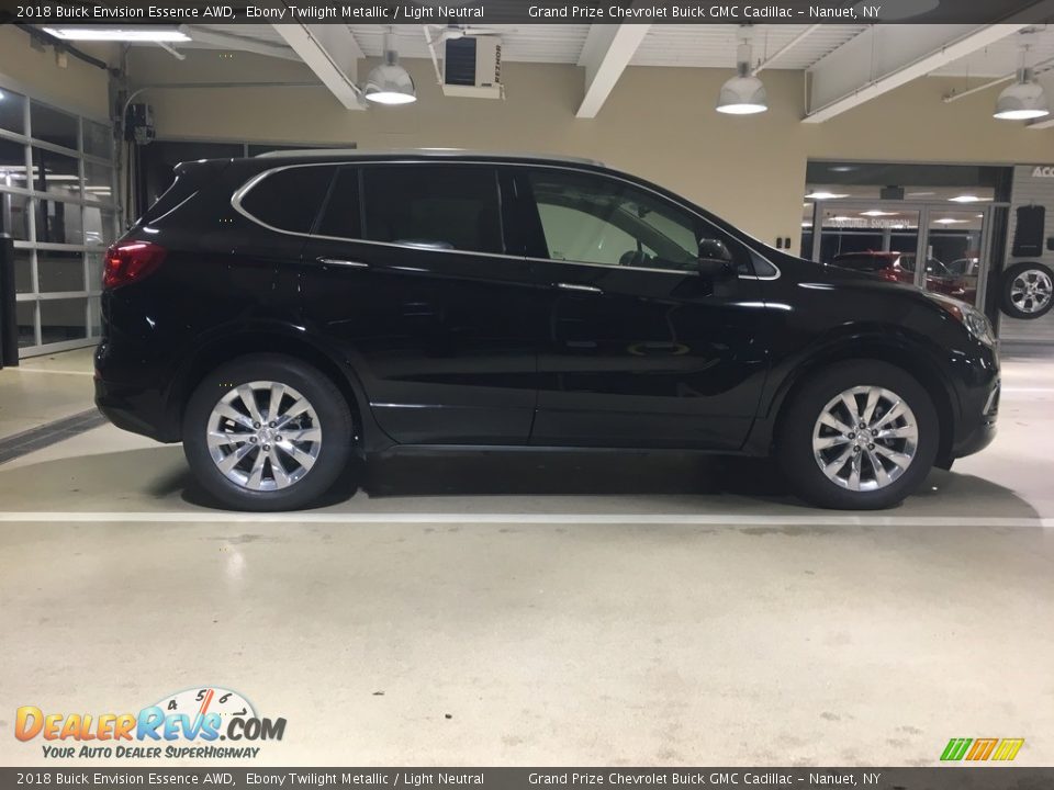 2018 Buick Envision Essence AWD Ebony Twilight Metallic / Light Neutral Photo #7