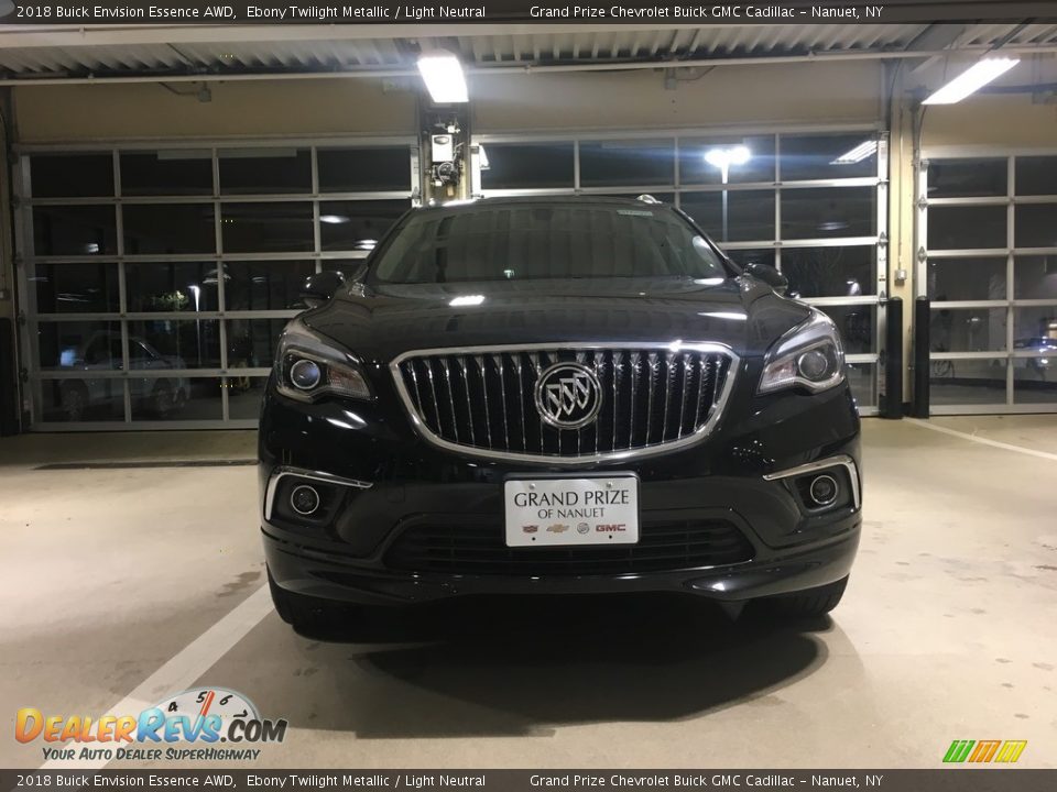 2018 Buick Envision Essence AWD Ebony Twilight Metallic / Light Neutral Photo #8