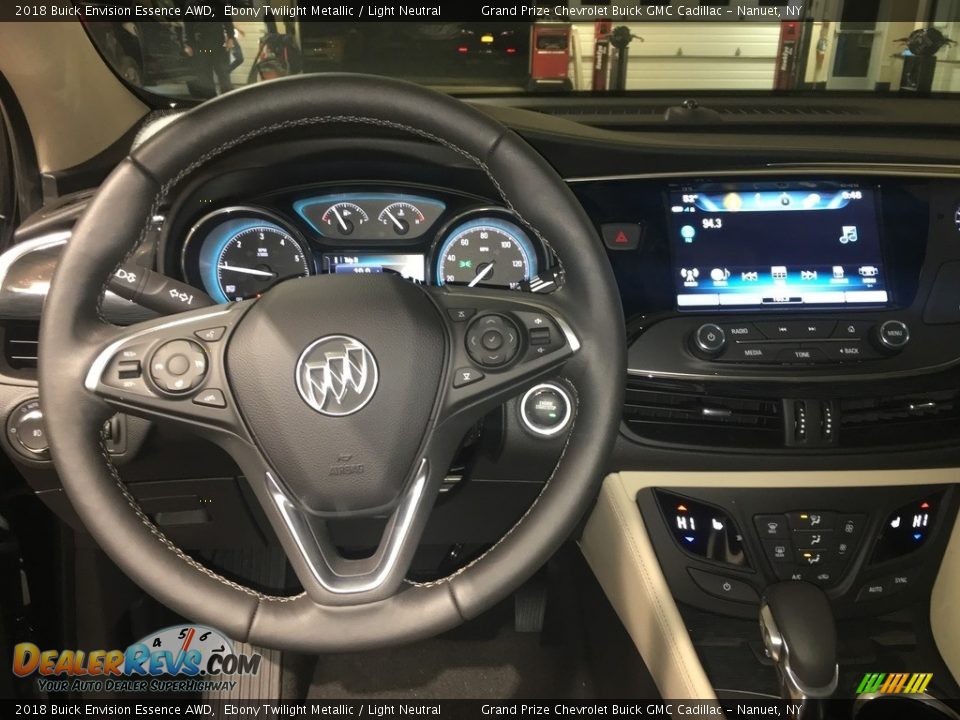 2018 Buick Envision Essence AWD Ebony Twilight Metallic / Light Neutral Photo #12