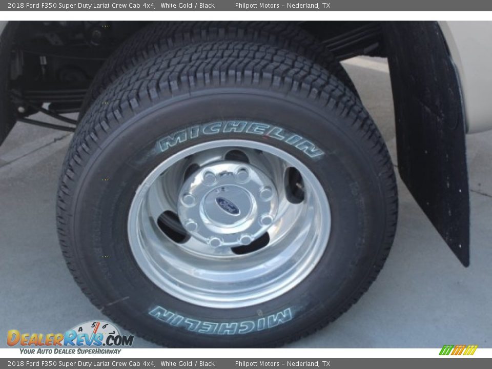 2018 Ford F350 Super Duty Lariat Crew Cab 4x4 White Gold / Black Photo #5