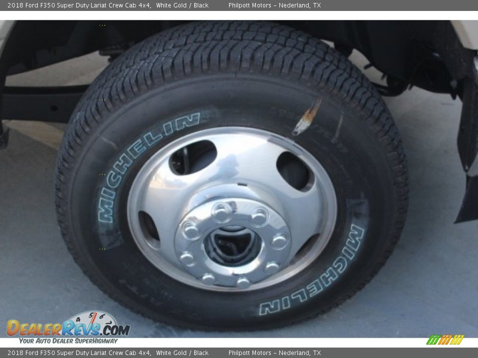2018 Ford F350 Super Duty Lariat Crew Cab 4x4 White Gold / Black Photo #10