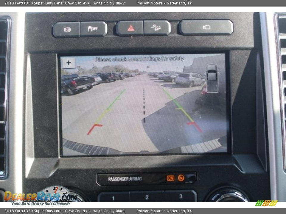 2018 Ford F350 Super Duty Lariat Crew Cab 4x4 White Gold / Black Photo #14
