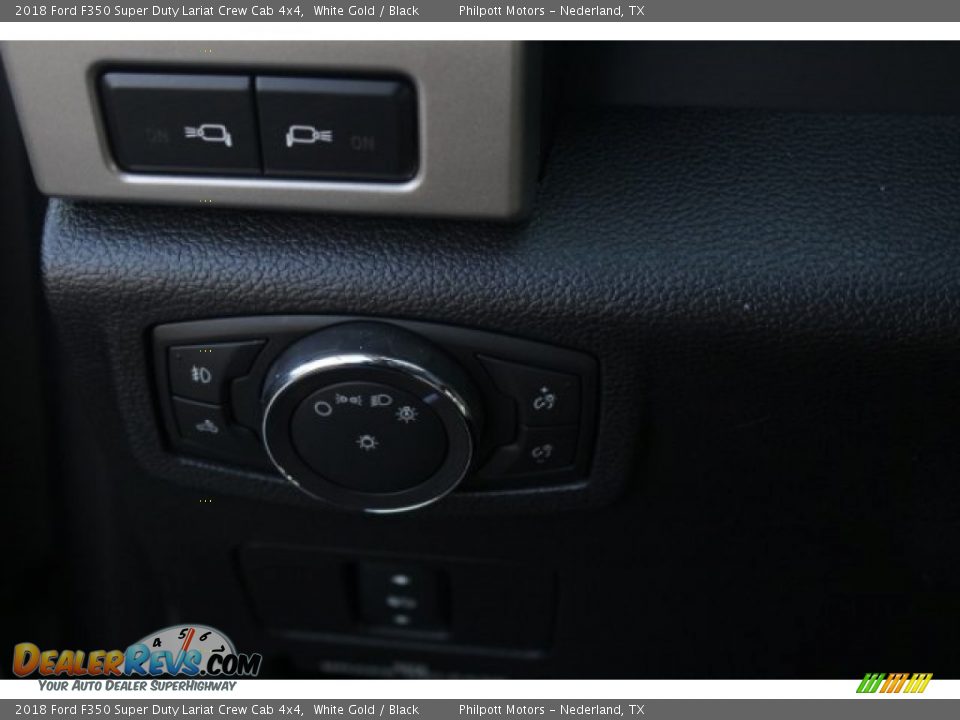2018 Ford F350 Super Duty Lariat Crew Cab 4x4 White Gold / Black Photo #20
