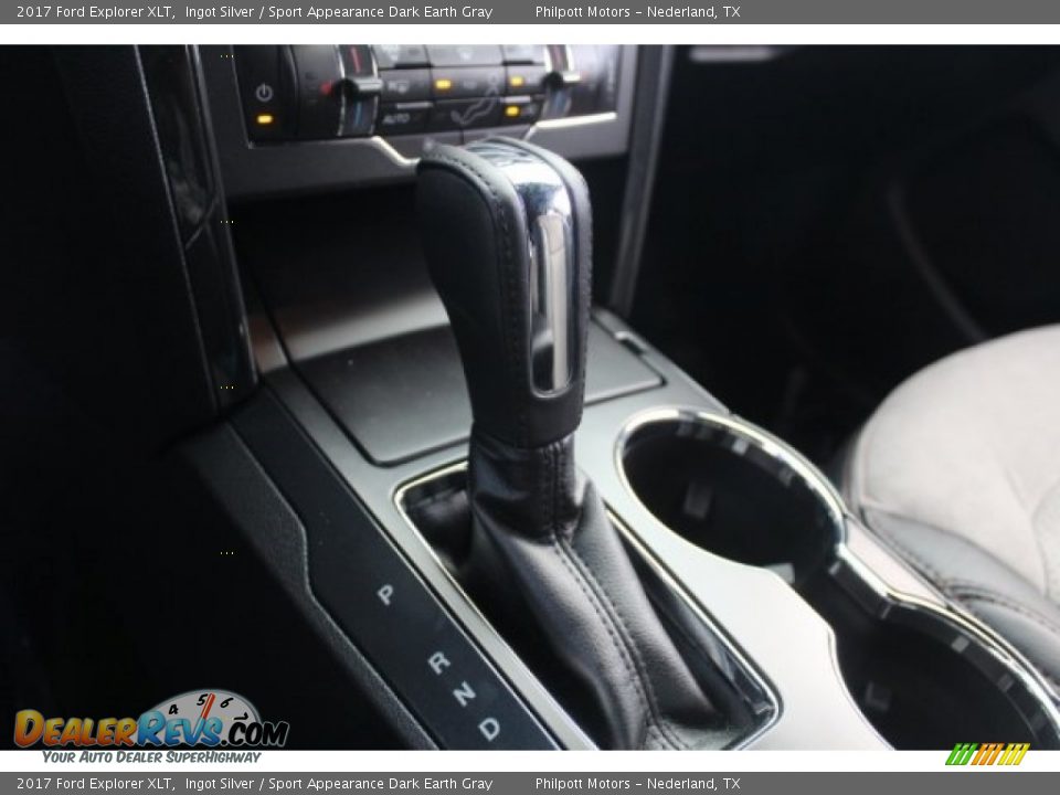 2017 Ford Explorer XLT Ingot Silver / Sport Appearance Dark Earth Gray Photo #14