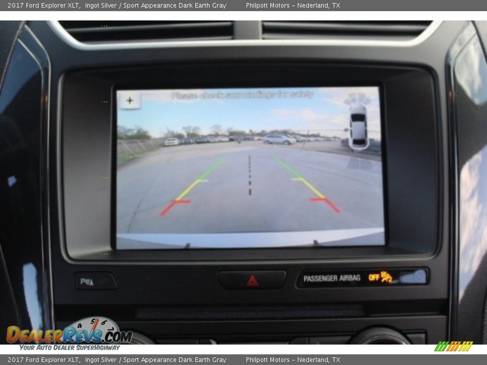 2017 Ford Explorer XLT Ingot Silver / Sport Appearance Dark Earth Gray Photo #15