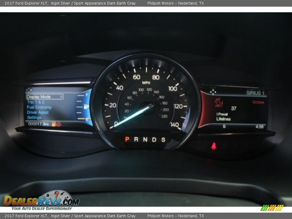 2017 Ford Explorer XLT Ingot Silver / Sport Appearance Dark Earth Gray Photo #21