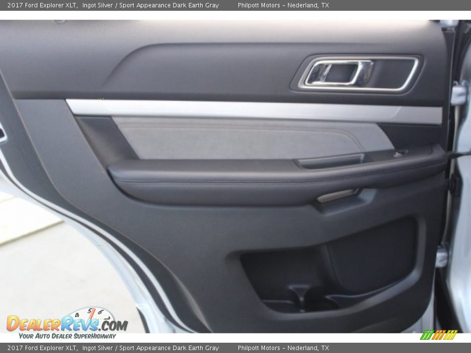 2017 Ford Explorer XLT Ingot Silver / Sport Appearance Dark Earth Gray Photo #22