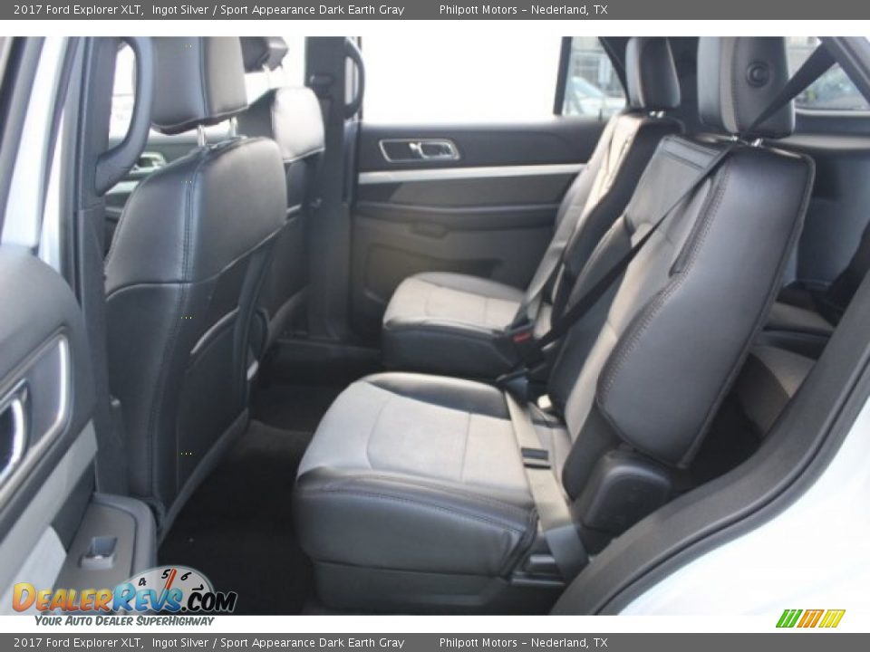 2017 Ford Explorer XLT Ingot Silver / Sport Appearance Dark Earth Gray Photo #23