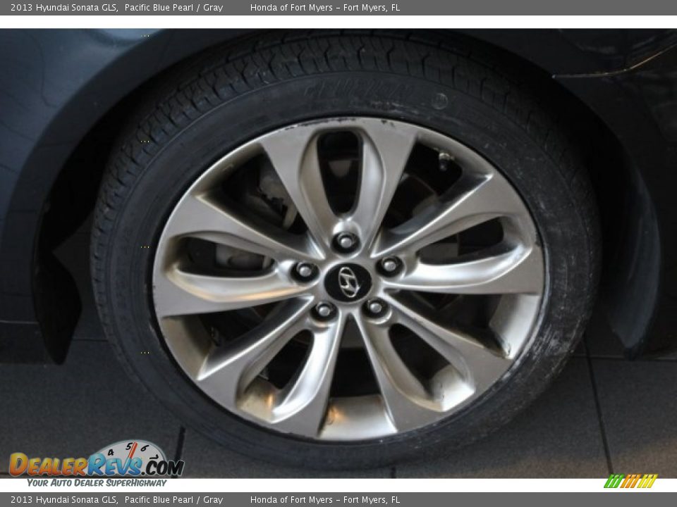 2013 Hyundai Sonata GLS Pacific Blue Pearl / Gray Photo #10