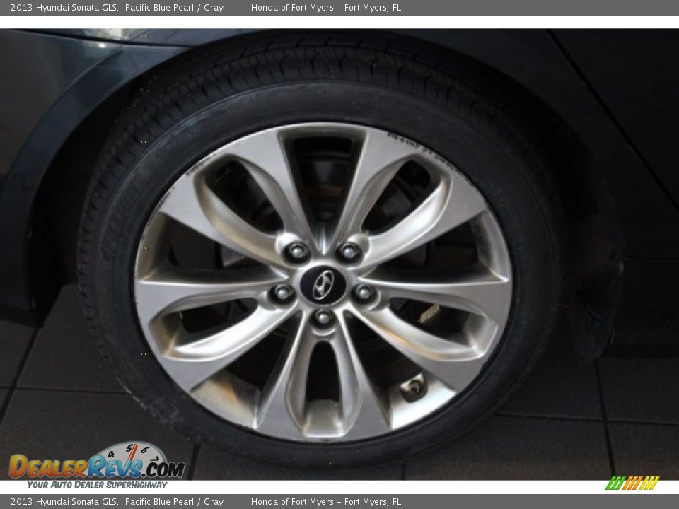 2013 Hyundai Sonata GLS Pacific Blue Pearl / Gray Photo #11