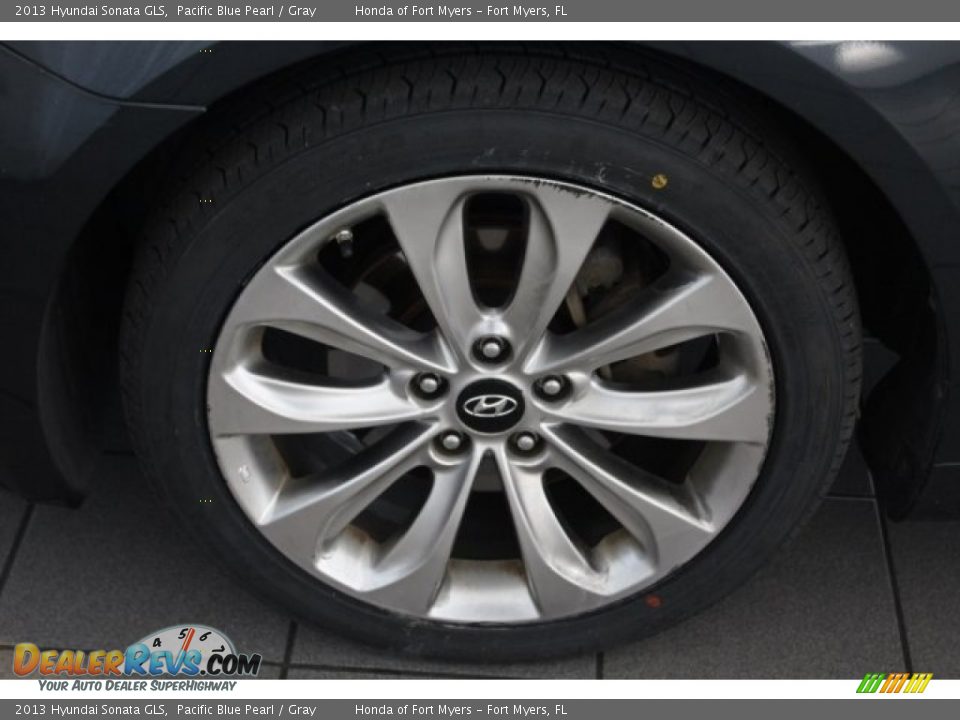 2013 Hyundai Sonata GLS Pacific Blue Pearl / Gray Photo #12