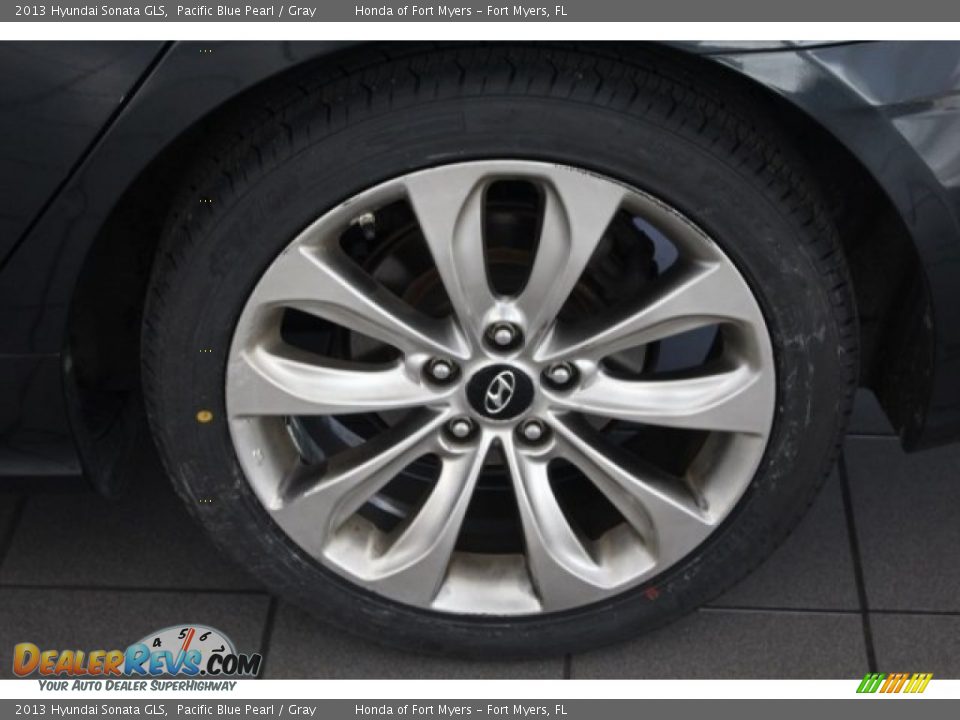 2013 Hyundai Sonata GLS Pacific Blue Pearl / Gray Photo #13