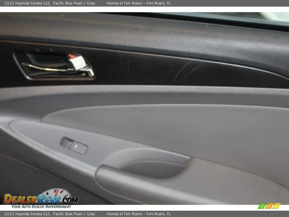 2013 Hyundai Sonata GLS Pacific Blue Pearl / Gray Photo #32