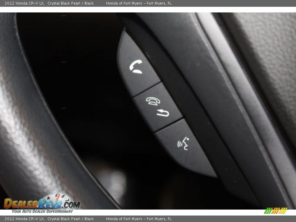2012 Honda CR-V LX Crystal Black Pearl / Black Photo #22