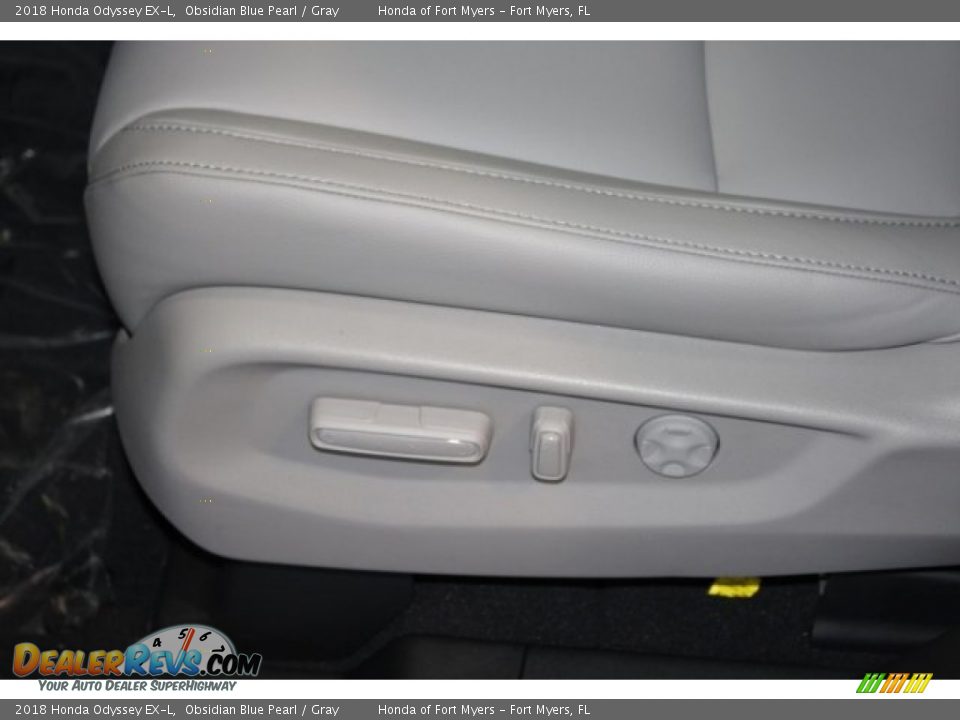 2018 Honda Odyssey EX-L Obsidian Blue Pearl / Gray Photo #18